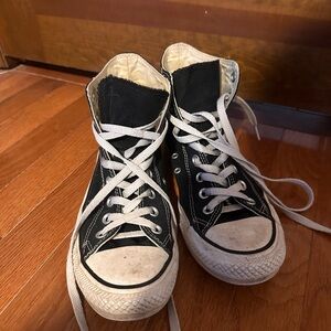 Black High-Top Sneakers